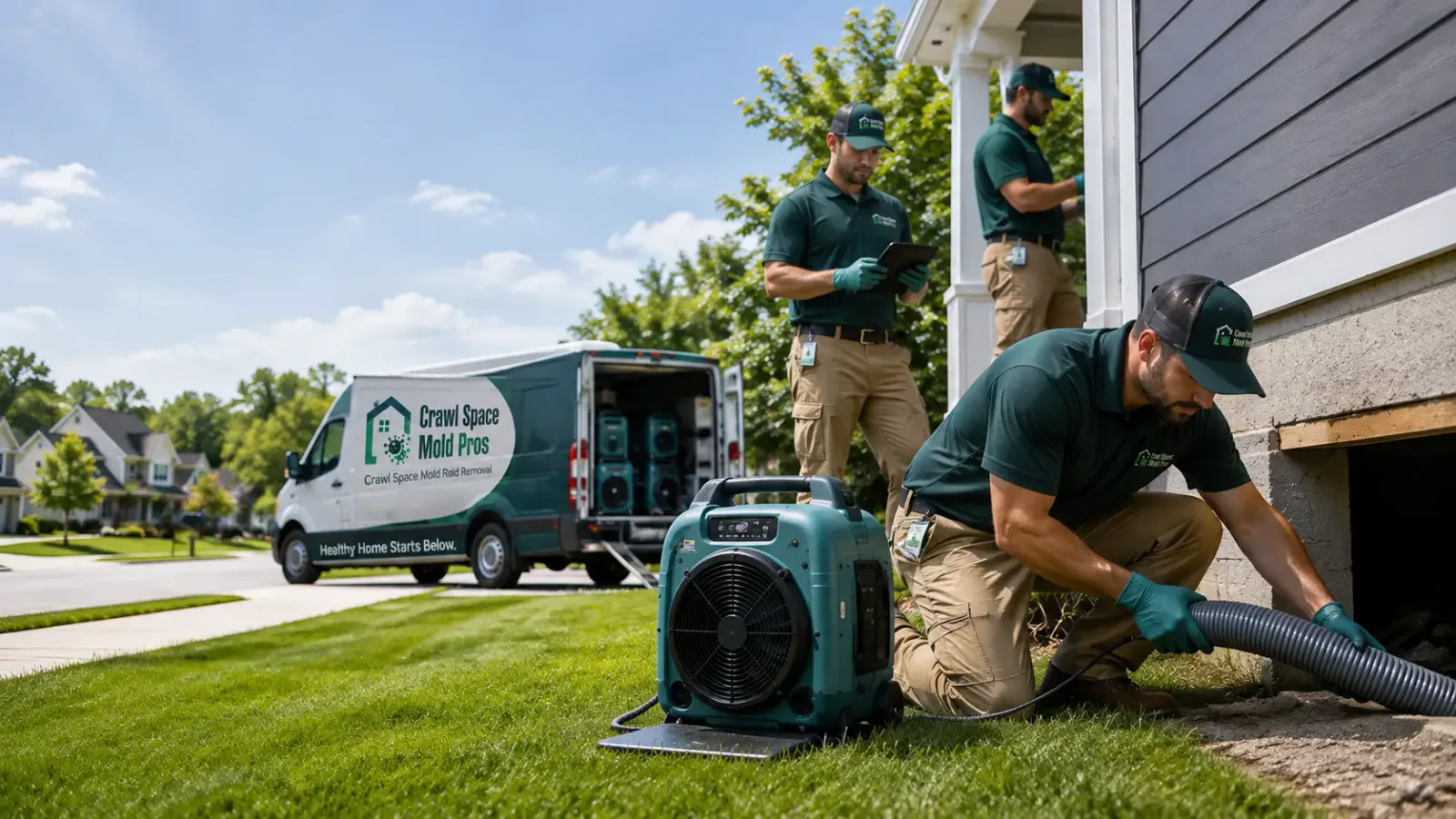 Crawl Space Mold Removal in New Marshfield, OH